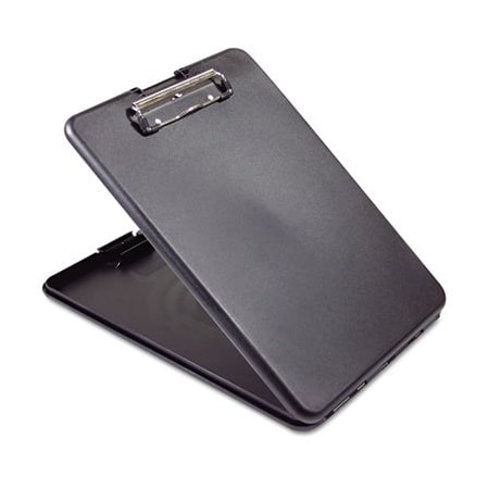 Saunders Mfg. Co. SLIMMATE STORAGE CLIPBOARD, 1/2in CAPACITY, HOLDS 8 1/2W X 12H, BLACK 00558